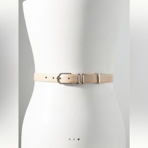 NWT Anthropologie Basic Keeper Belt in Cream Sz Large